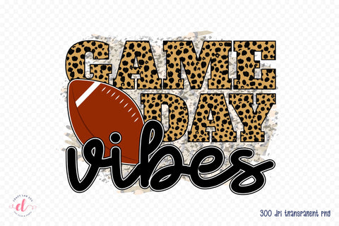Game Day Vibes, Football Sublimation Design Sublimation CraftLabSVG 