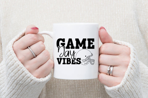 Game Day Vibes | Football SVG Cut File SVG CraftLabSVG 