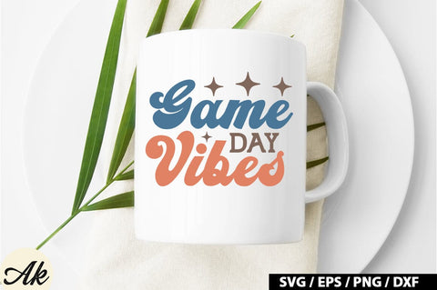 Game day vibes Retro SVG SVG akazaddesign 