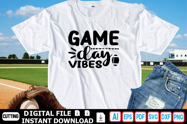 GAME DAY VIBES SVG Craftlabsvg24 