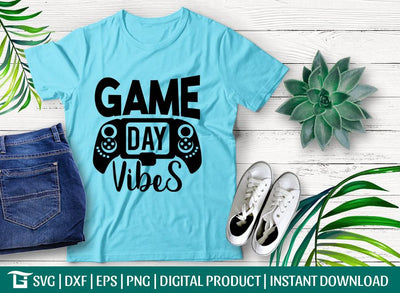 Game Day Vibes Svg Cut File, Boy School Svg, Gamer Svg, Vdeo Game Svg, Teacher Svg, Tshirt Design, SVG ETC Craft 