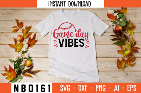 game day vibes Svg Design SVG Nbd161 