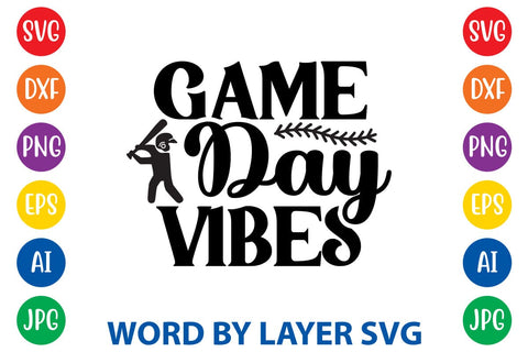Game Day Vibes SVG Design SVG Rafiqul20606 