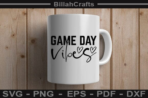 Game Day Vibes SVG File SVG BillahCrafts 