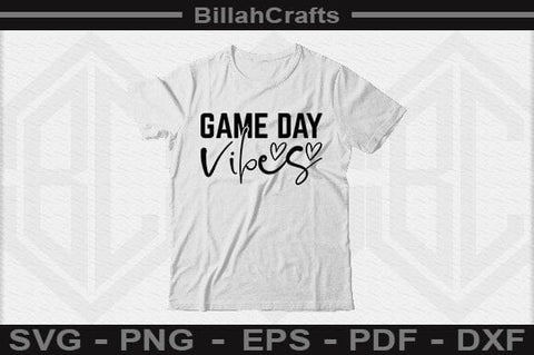 Game Day Vibes SVG File SVG BillahCrafts 