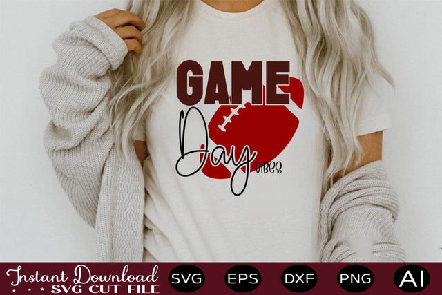 Game Day Vibes svg SVG designmaster24 