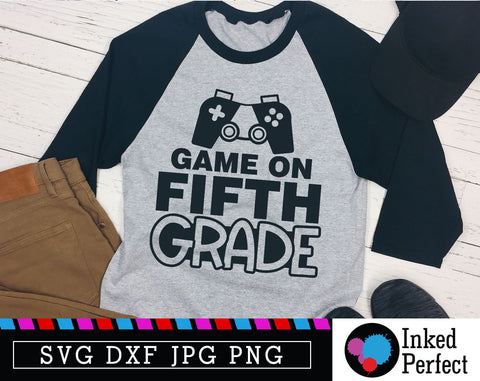 Game On Fifth Grade SVG Inked Perfect 