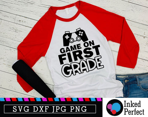 Game On First Grade SVG Inked Perfect 