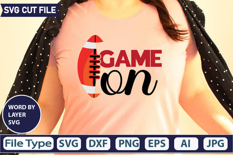 Game On SVG Cut file SVGs,quotes-and-sayings,food-drink,mini-bundles,print-cut,on-sale, SVG DesignPlante 503 