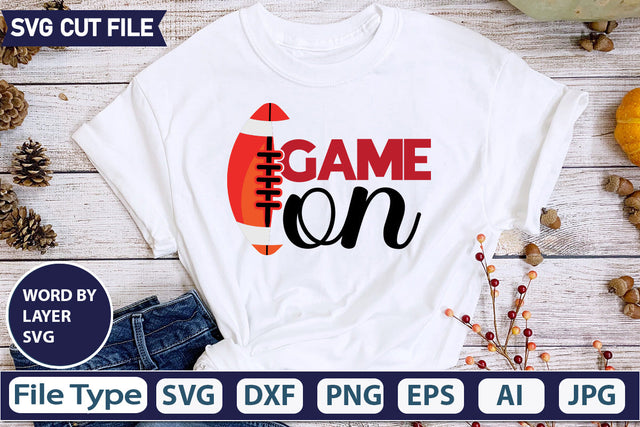 Game On SVG Cut file SVGs,quotes-and-sayings,food-drink,mini-bundles,print-cut,on-sale, SVG DesignPlante 503 
