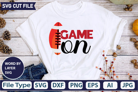 Game On SVG Cut file SVGs,quotes-and-sayings,food-drink,mini-bundles,print-cut,on-sale, SVG DesignPlante 503 
