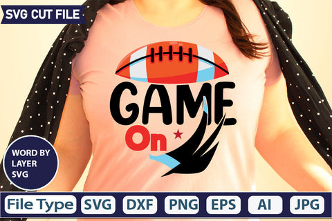 Game On SVG Cut file SVGs,quotes-and-sayings,food-drink,mini-bundles,print-cut,on-sale, SVG DesignPlante 503 