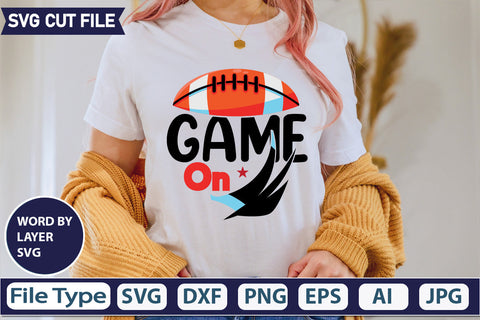 Game On SVG Cut file SVGs,quotes-and-sayings,food-drink,mini-bundles,print-cut,on-sale, SVG DesignPlante 503 