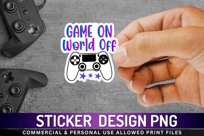 Game on world off Sublimation PNG Sublimation Regulrcrative 
