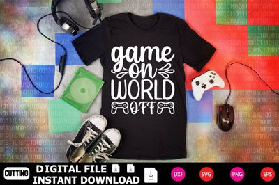 Game On World Off SVG Shahin alam 