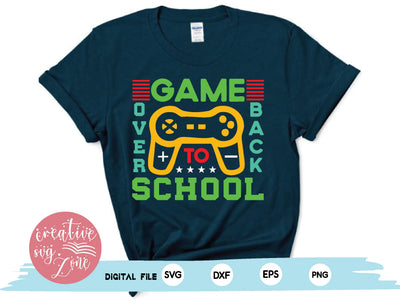 game over back to school SVG md faruk hossain 