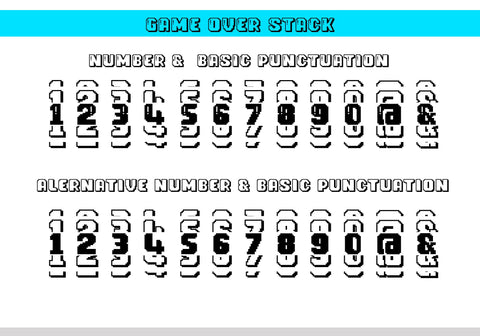 Game Over Font BB Digital Arts 