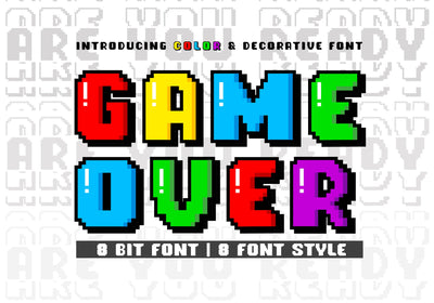 Game Over Font BB Digital Arts 