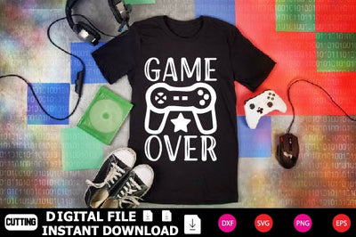 Game Over SVG Shahin alam 