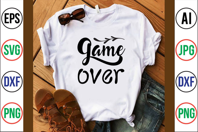 Game over svg SVG nirmal108roy 