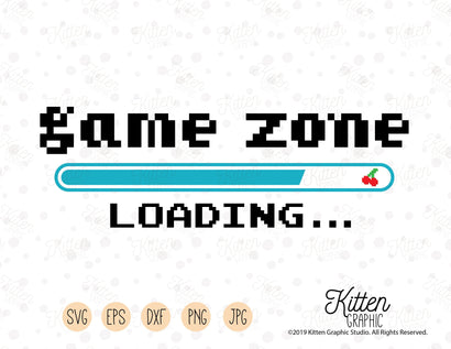 Game Zone Loading SVG KittenGraphic 