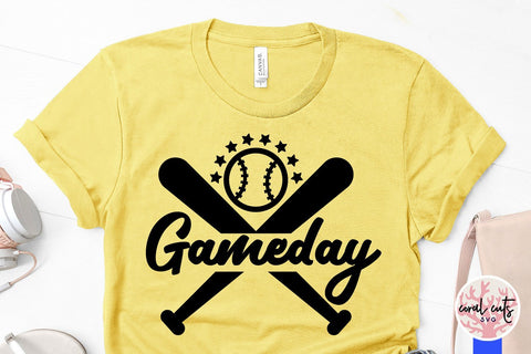 Gameday – Baseball SVG EPS DXF PNG SVG CoralCutsSVG 