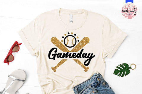 Gameday – Baseball SVG EPS DXF PNG SVG CoralCutsSVG 