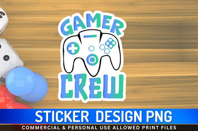 Gamer crew Sublimation PNG Sublimation Regulrcrative 