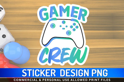 Gamer crew Sublimation PNG Sublimation Regulrcrative 