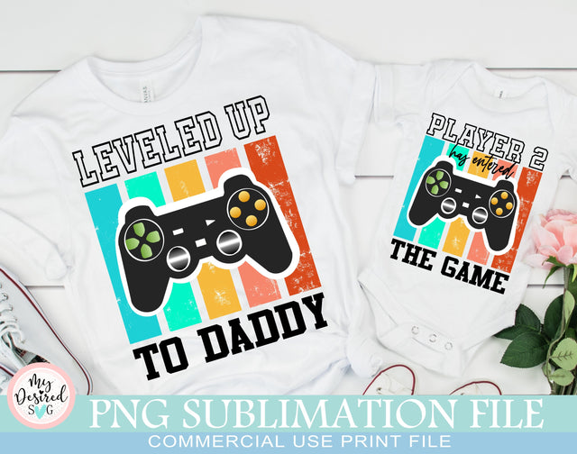 Gamer Dad PNG for Sublimation, Funny Dad & Boy Shirt Png, New Dad PNG, Dad Day Shirt, Dad Png, Dad Sublimation Design, PNG Sublimation File Sublimation MyDesiredSVG 