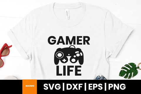 Gamer life, gaming svg quote SVG Maumo Designs 