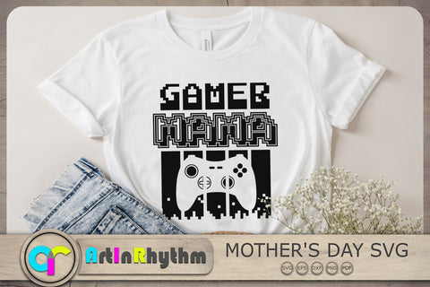 Gamer Mama Svg, Mother's Day Svg, Mother Svg, Mom Svg, Mama Svg SVG Artinrhythm shop 