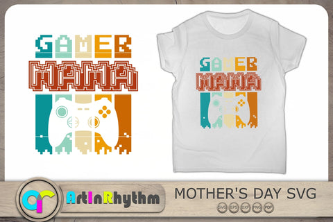 Gamer Mama Svg, Mother's Day Svg, Mother Svg, Mom Svg, Mama Svg SVG Artinrhythm shop 