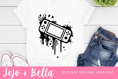 Gamer SVG, Controller svg, Controller splatter SVG, Gamer Controller Svg, Gamer Clipart, Cricut, Silhouette, SVG file SVG Jojo&Bella 