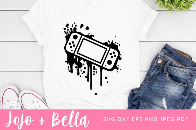 Gamer SVG, Controller svg, Controller splatter SVG, Gamer Controller Svg, Gamer Clipart, Cricut, Silhouette, SVG file SVG Jojo&Bella 