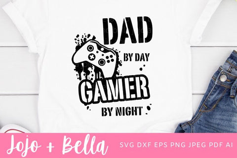 Gamer SVG, Dad Svg, Controller svg, Father's Day svg, Gamer Controller Svg, Cricut, Silhouette, svg file SVG Jojo&Bella 