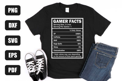 Gamer Svg, Gamer Facts Svg, Gaming Svg, Nerd Svg SVG Litke Designs 