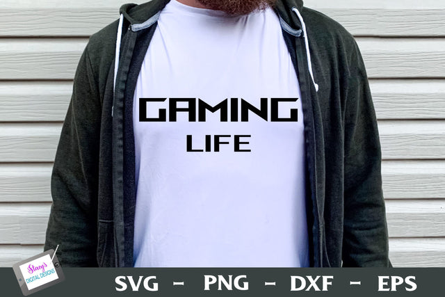 Gaming Life SVG | Video Game SVG | Gamer SVG Stacys Digital Designs 