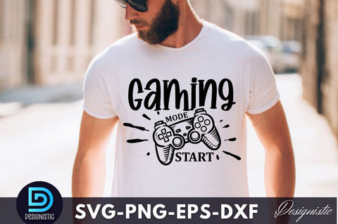 Gaming mode start, Dad Life SVG SVG DESIGNISTIC 