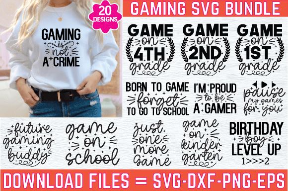 Gaming SVG Bundle, Gamer Svg, Game Svg, Game Controller Svg SVG farhad farhad 