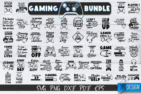 Gaming SVG Bundle, Gamer Svg, Game Svg, Game Controller Svg SVG Fly Design 