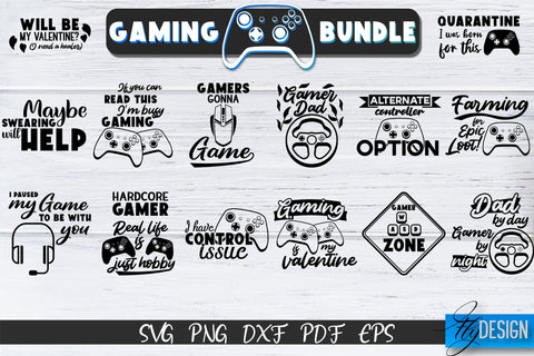 Gamer SVG Bundle,Gaming SVG Files,Game Controller svg,Gamer PNG,cut