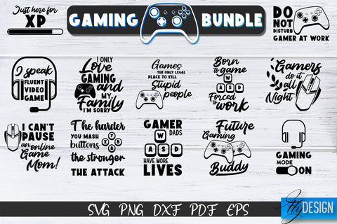 Gaming SVG Bundle, Gamer Svg, Game Svg, Game Controller Svg SVG Fly Design 