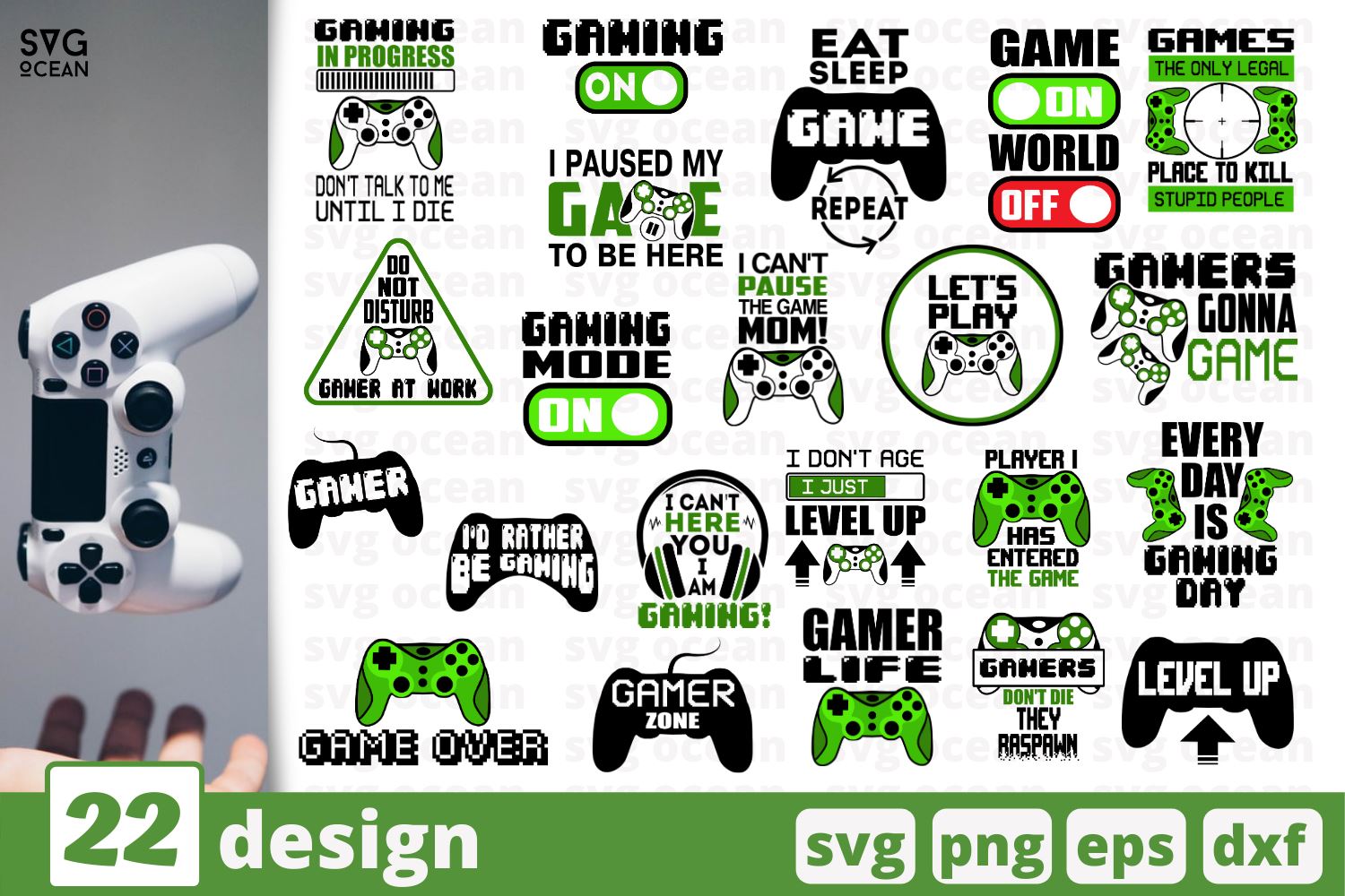 Gaming SVG Bundle - So Fontsy