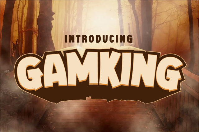 Gamking Font twinletter 