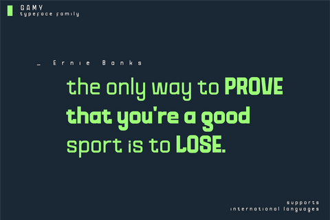 Gamy Font twinletter 