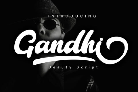 Gandhi Beauty Script Font Skiiller_Std 