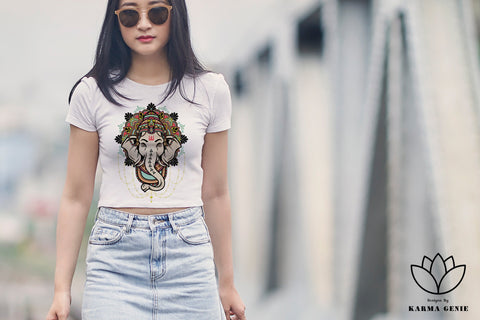 Ganesha Design - SVG PNG Indian Elephant Graphic Sublimation SVG Karma Genie Graphics 
