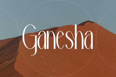 Ganesha Typeface Font Storytype Studio 