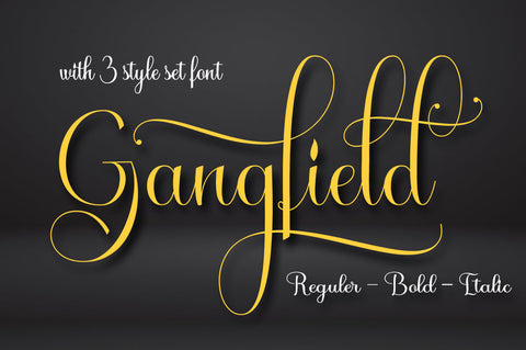 Gangfield Font Slex Creative 